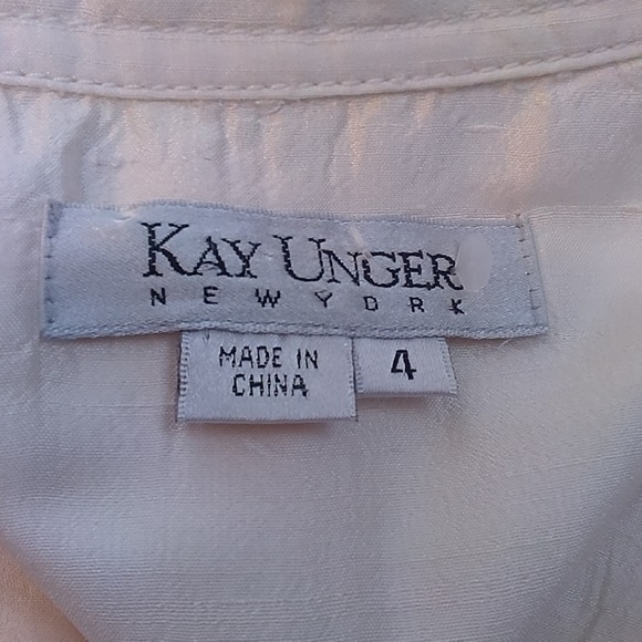 Kay Unger New York Women's 100% Silk Dress Perfect for Spring Size 4 - Picture 11 of 13
